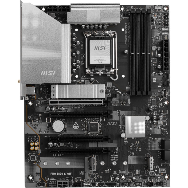 Buy MSI PRO Z890-S WIFI - Z890-S - ATX, LGA1851, Silver, Wi-Fi 7, Thunderbolt 4,... in Cyprus, Nicosia, Limassol, Larnaka, Pafos
