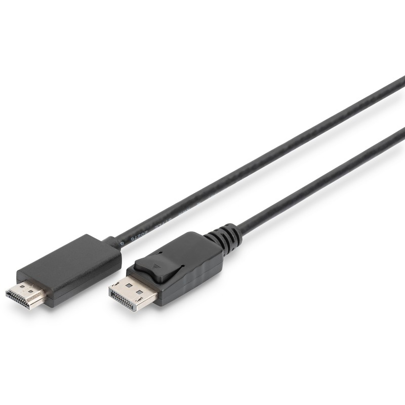 Buy Digitus DisplayPort to HDMI Cable Adapter 2m - 4K 60Hz - Black in Cyprus, Nicosia, Limassol, Larnaka, Pafos