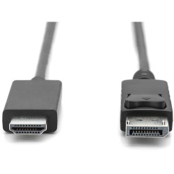 Buy Digitus DisplayPort to HDMI Cable Adapter 2m - 4K 60Hz - Black in Cyprus, Nicosia, Limassol, Larnaka, Pafos
