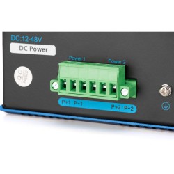 Buy Digitus 8+2P Industrial Gigabit PoE Switch - Black/Blue - Unmanaged, 8x RJ45... in Cyprus, Nicosia, Limassol, Larnaka, Pafos