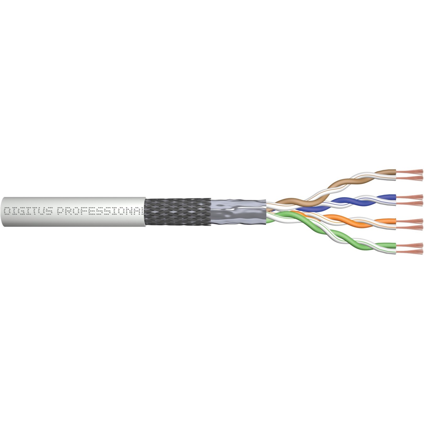 Digitus CAT 5e SF/UTP Patch Cable - Grey - 305 m — Buy in Cyprus with Fast Delivery