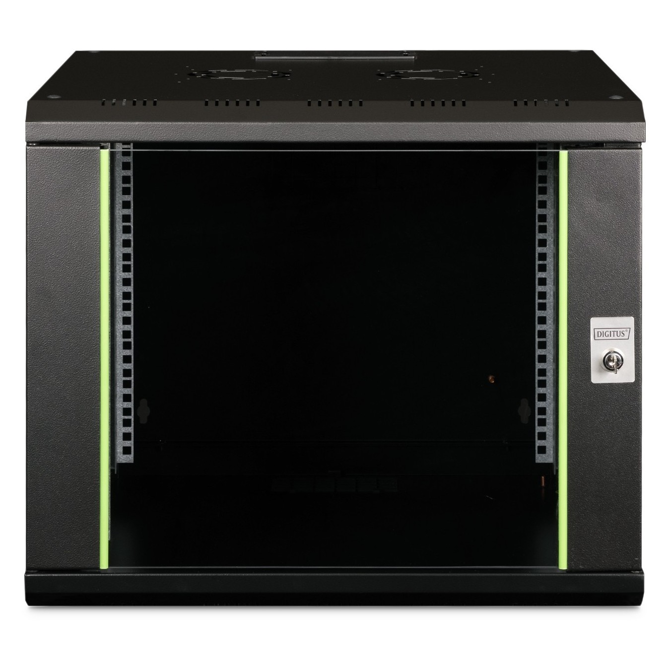 DIGITUS Wandgehäuse Unique 9HE 509x600x600mm schwarz - Wall-mount cabinet, 9U, 600mm depth — Buy in Cyprus with Fast Delivery