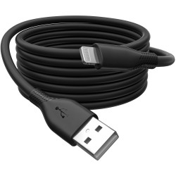 Buy DIGITUS USB 2.0 Type A to Lightning Cable - Silicone, Black, 0.5 m - MFi Cer... in Cyprus, Nicosia, Limassol, Larnaka, Pafos