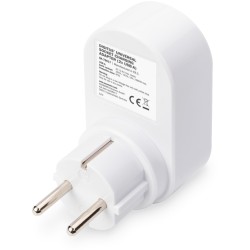 Buy DIGITUS Universal Socket Adapter with 2 x USB-A - Indoor, IP20 - Grey/White in Cyprus, Nicosia, Limassol, Larnaka, Pafos