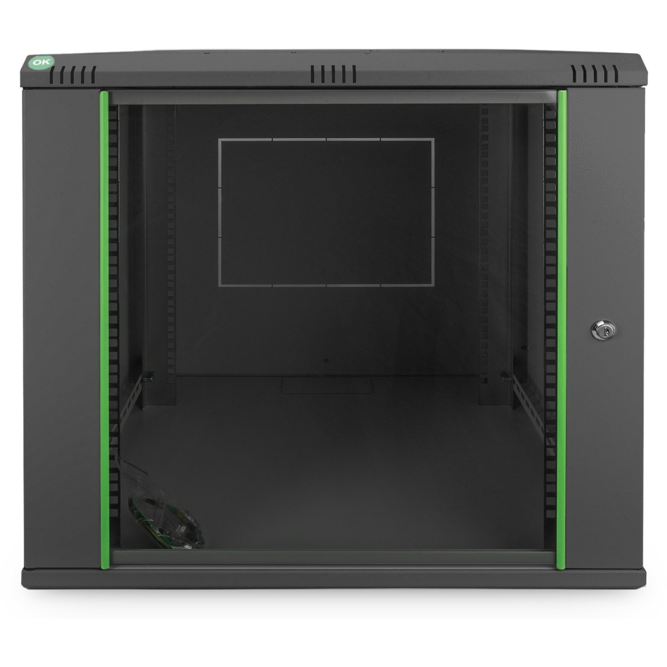 DIGITUS Wall Mount Cabinet Dynamic 12HE - 607x600x600mm Black — Buy in Cyprus with Fast Delivery