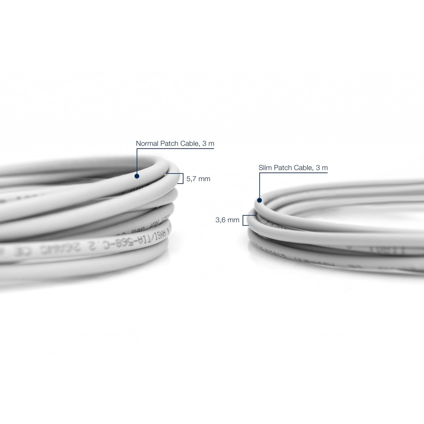 DIGITUS Cat6 U/FTP Slim Patch Cable - 10m - Gray — Buy in Cyprus with Fast Delivery