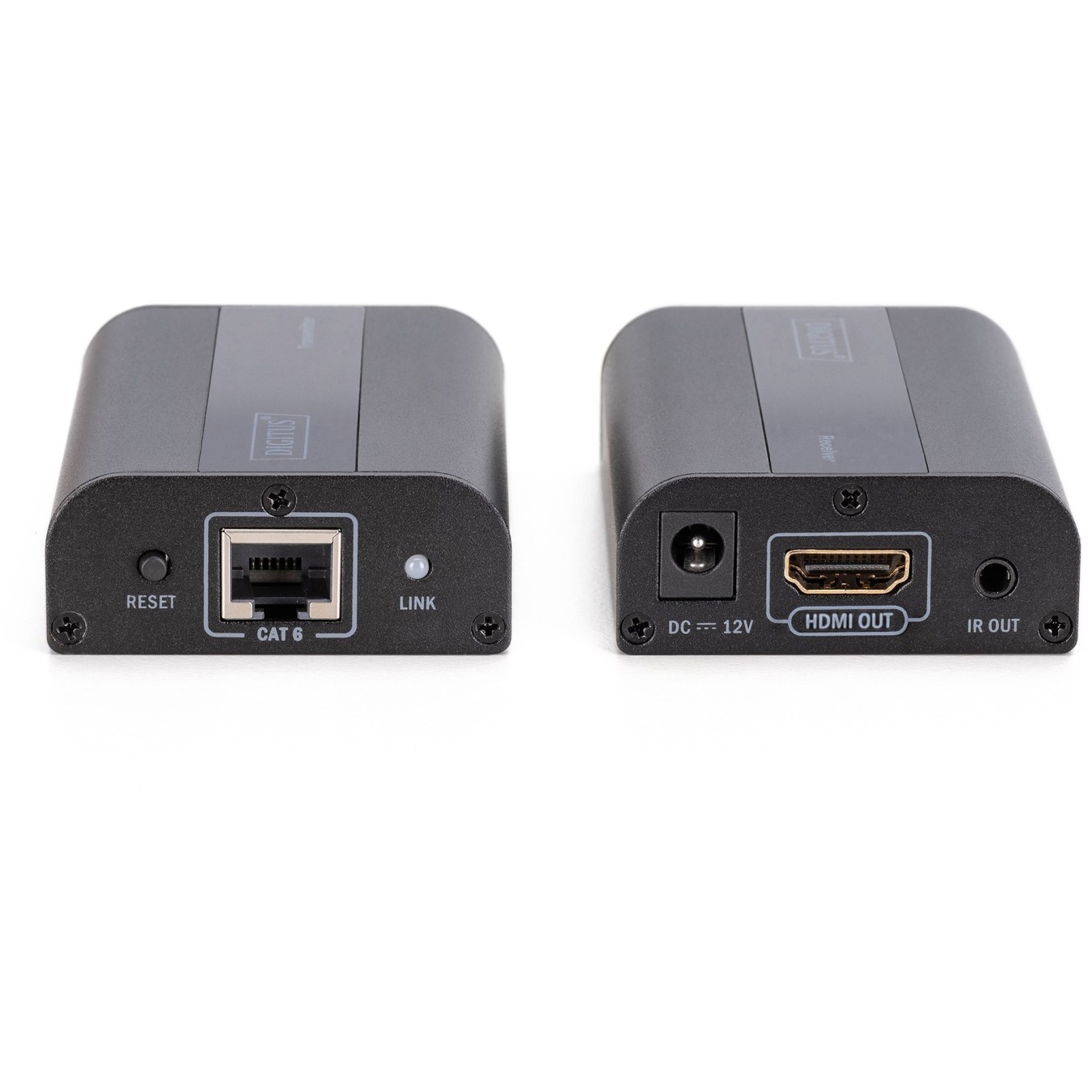 DIGITUS HDMI Extender Set Cat6/6a/7 - 4K 60Hz - Transmitter & Receiver - 70 m - Black — Buy in Cyprus with Fast Delivery