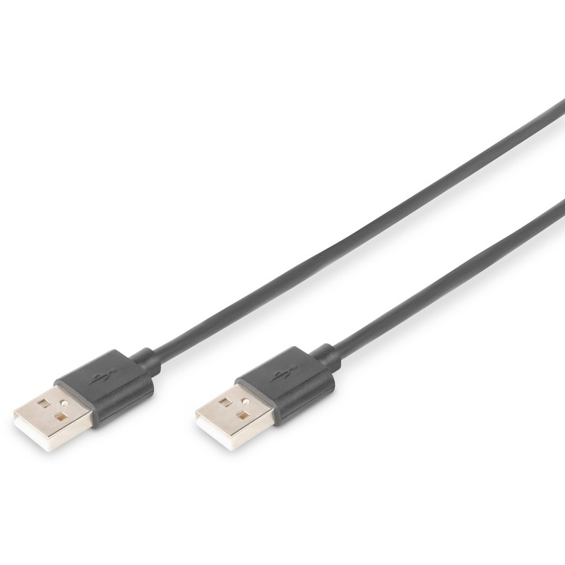 Buy DIGITUS USB 2.0 A-to-A Cable - Characteristics (Color: Black, Length: 1.8 m) in Cyprus, Nicosia, Limassol, Larnaka, Pafos