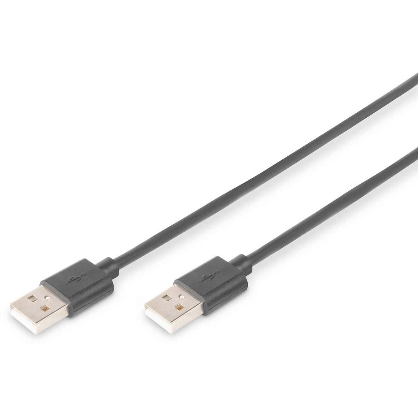 DIGITUS USB 2.0 A-to-A Cable - Characteristics (Color: Black, Length: 1.8 m) — Buy in Cyprus with Fast Delivery