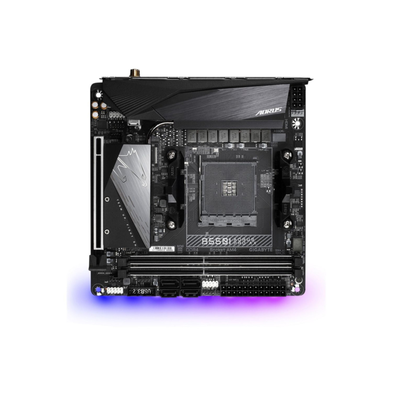 GIGABYTE GA-B550I-AORUS PRO AX - Mini-ITX AM4 Motherboard, DDR4, Up to 64GB, Wi-Fi 6 — Buy in Cyprus with Fast Delivery