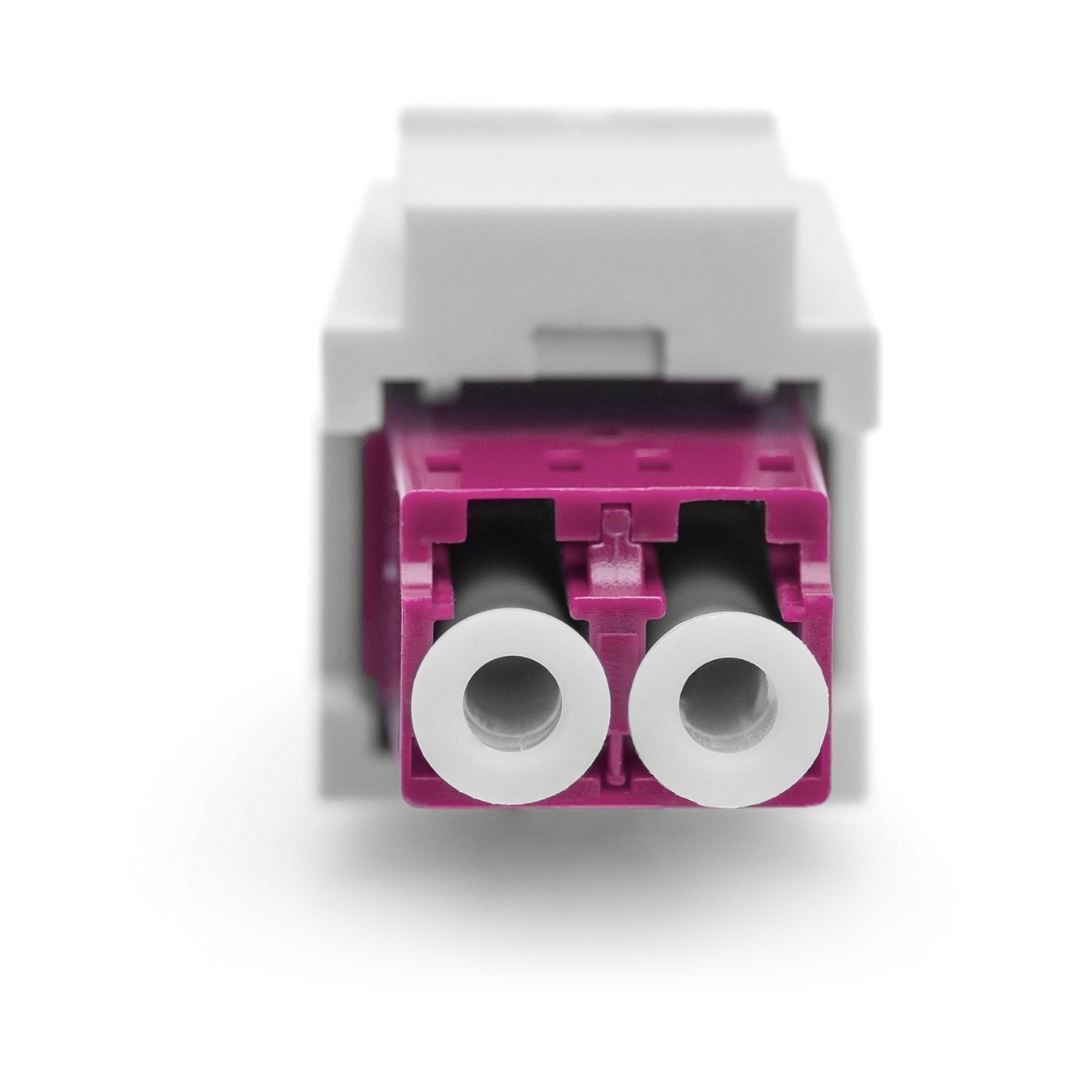 DIGITUS LC-LC Duplex Keystone Module, Multimode OM4 - OM4 multimode fiber, LC duplex keystone
