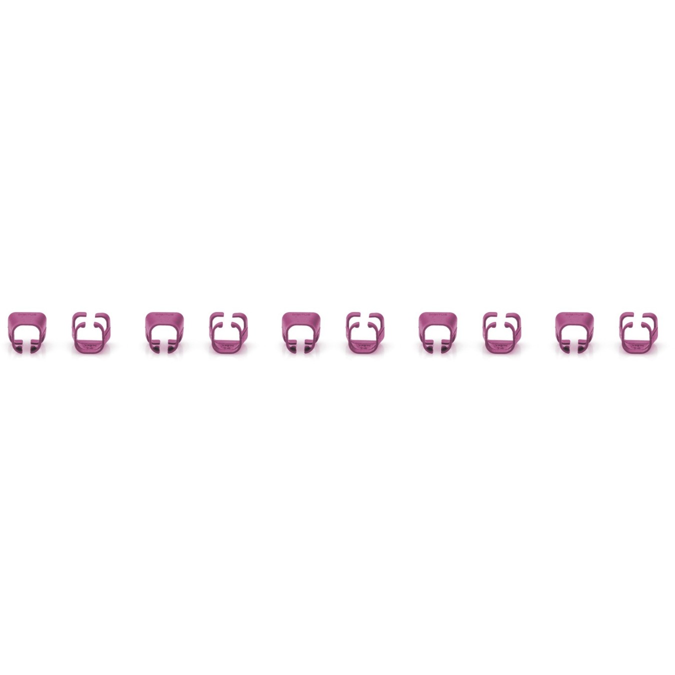 Digitus Color Coding Clips for Patch Cables - Magenta (Color: Magenta, Cable standard: Cat5e/6)