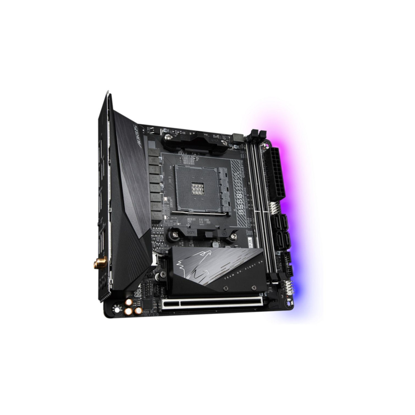 GIGABYTE GA-B550I-AORUS PRO AX - Mini-ITX AM4 Motherboard, DDR4, Up to 64GB, Wi-Fi 6 — Buy in Cyprus with Fast Delivery