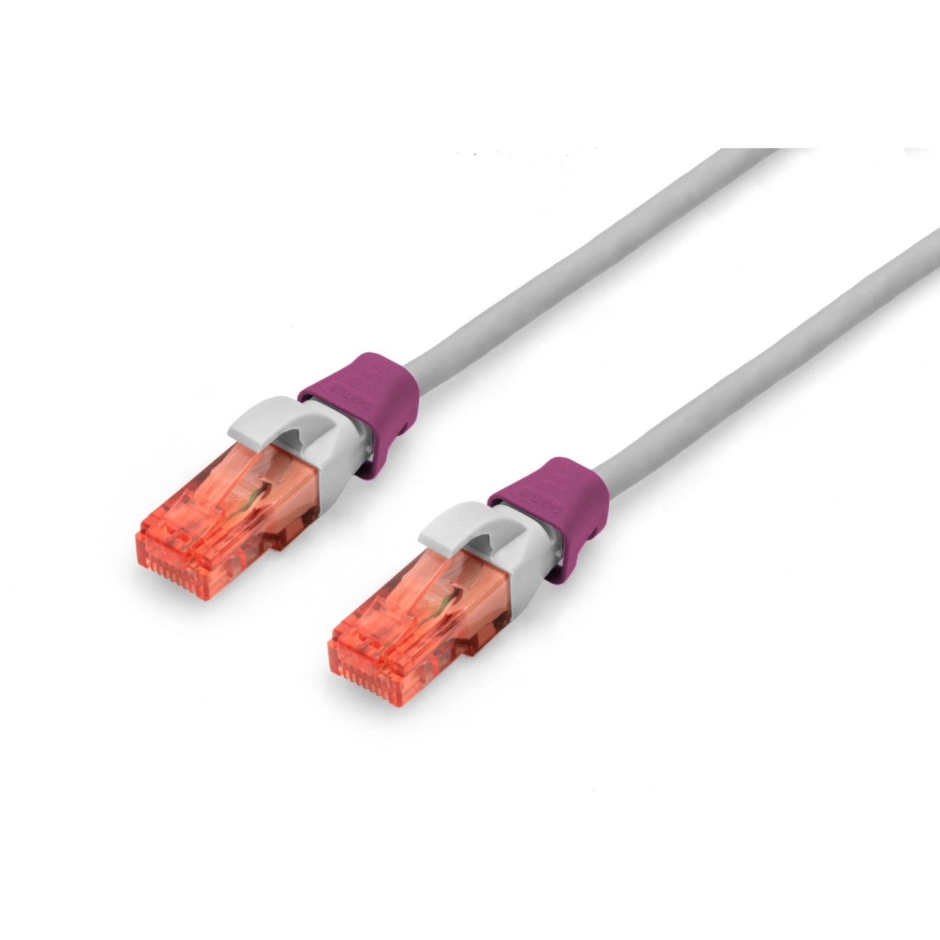 Digitus Color Coding Clips for Patch Cables - Magenta (Color: Magenta, Cable standard: Cat5e/6)