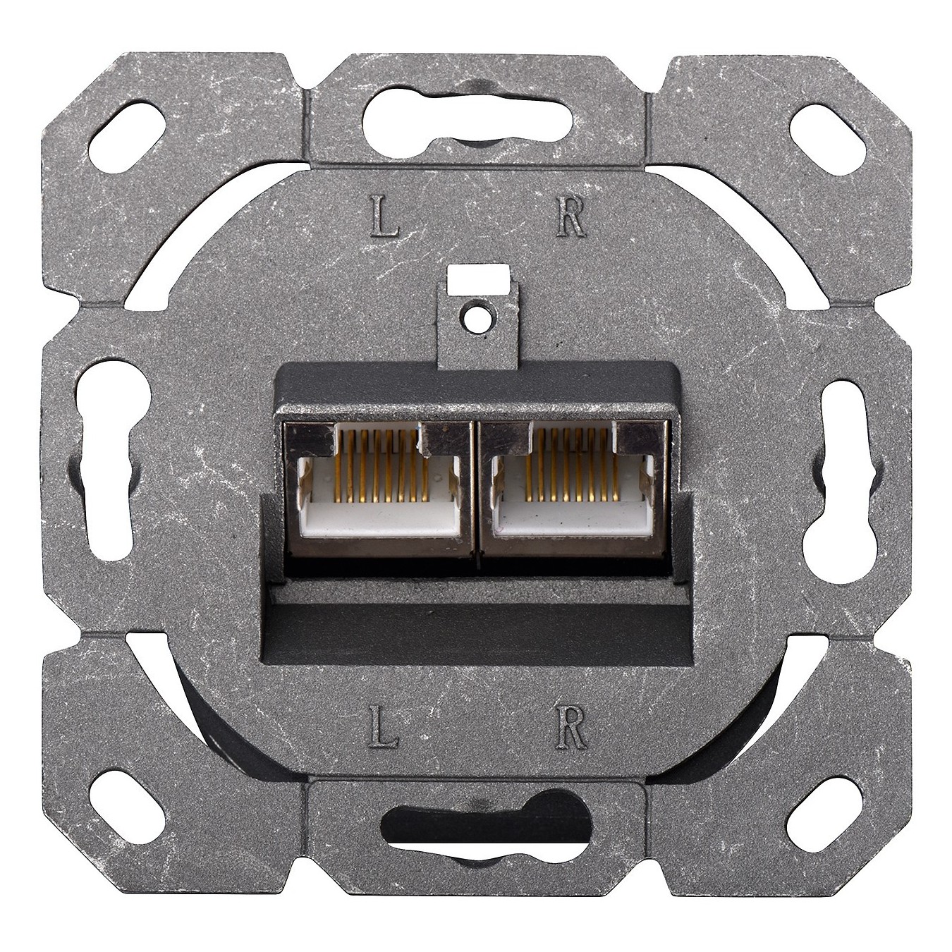 DIGITUS RJ45 Socket Cat5e 2xRJ45 Shielded, Surface-Mounted - (Color: White) — Buy in Cyprus with Fast Delivery