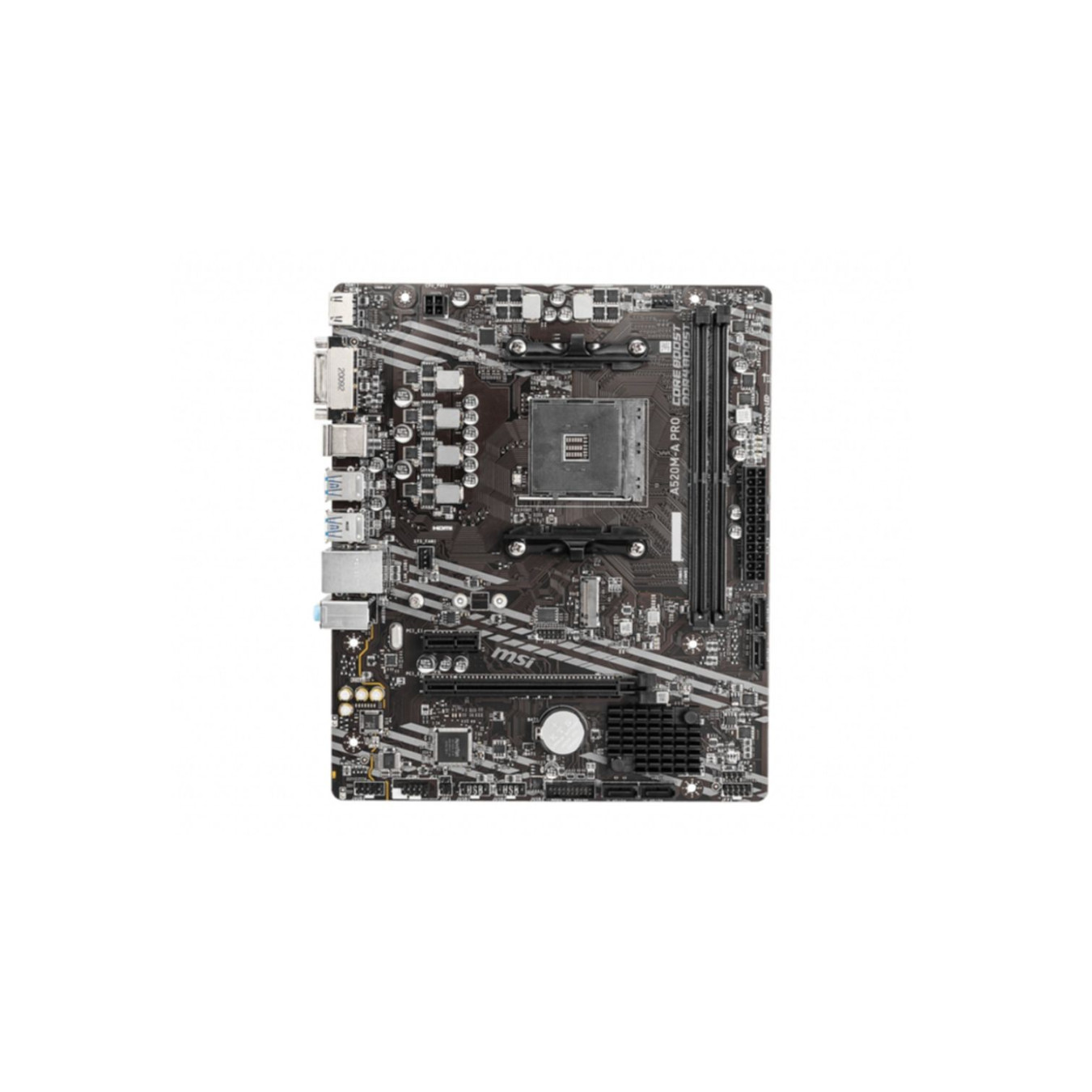 MSI A520M-A PRO Micro-ATX Motherboard – DDR4 64GB PCIe 3.0 | Armenius Store