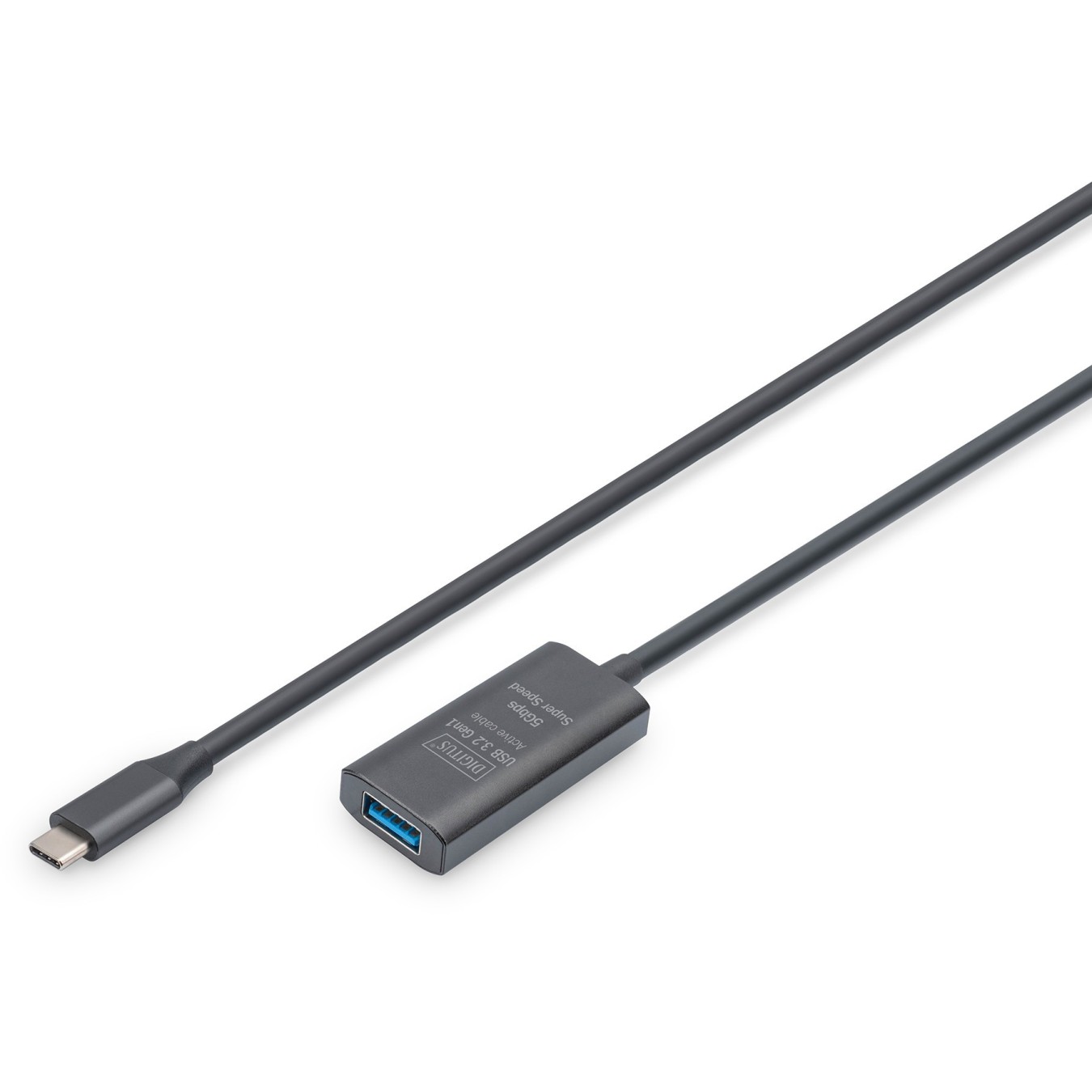 DIGITUS USB-C to USB-A Extension Cable - 5.0 m (USB 3.0 compatible, shielded) — Buy in Cyprus with Fast Delivery