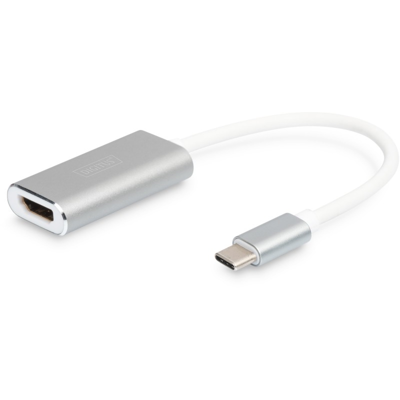 Buy DIGITUS USB-C to HDMI Adapter 4K - AG9310 - Silver in Cyprus, Nicosia, Limassol, Larnaka, Pafos