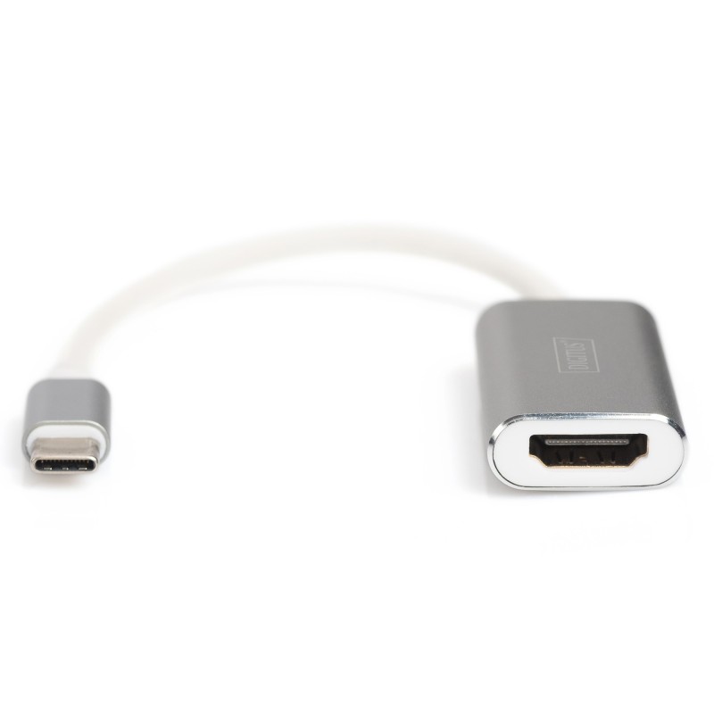 Buy DIGITUS USB-C to HDMI Adapter 4K - AG9310 - Silver in Cyprus, Nicosia, Limassol, Larnaka, Pafos