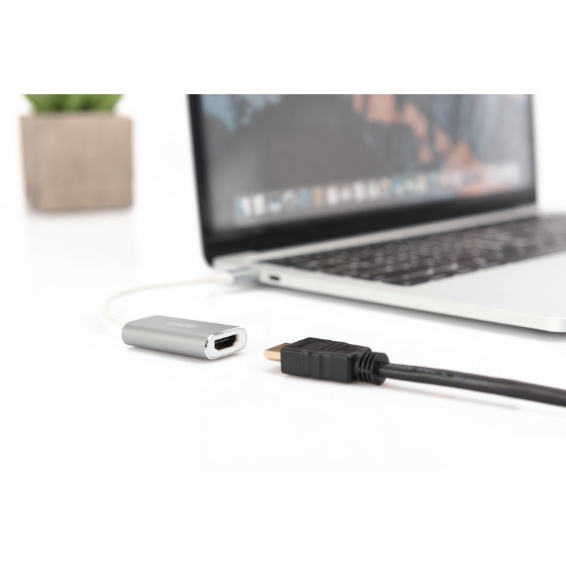 Buy DIGITUS USB-C to HDMI Adapter 4K - AG9310 - Silver in Cyprus, Nicosia, Limassol, Larnaka, Pafos