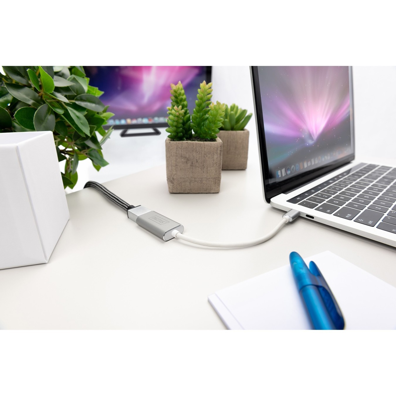 DIGITUS USB-C to HDMI Adapter 4K - AG9310 - Silver — Buy in Cyprus with Fast Delivery