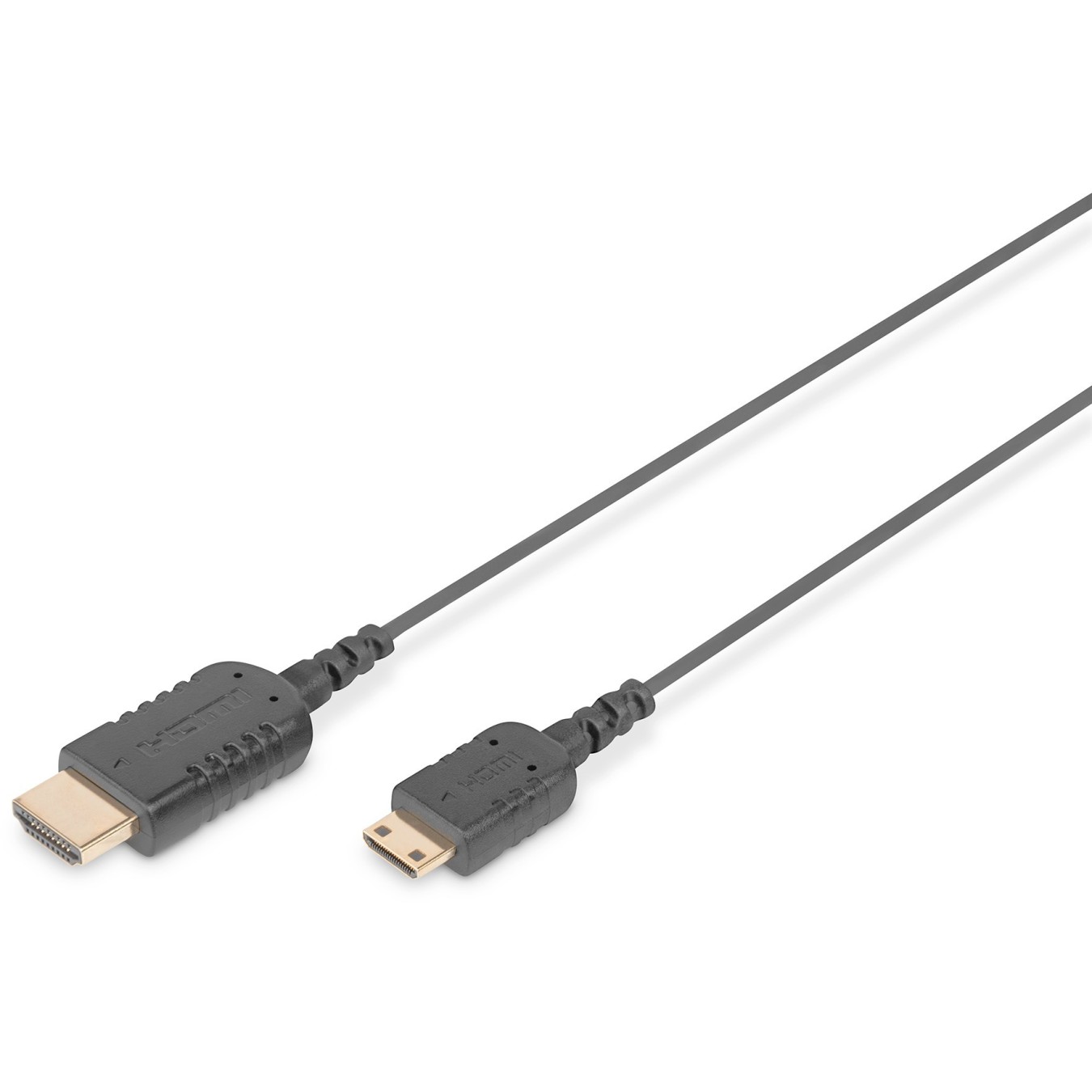 DIGITUS HDMI Cable C-A, HighFlex St St 2.0m - Black — Buy in Cyprus with Fast Delivery