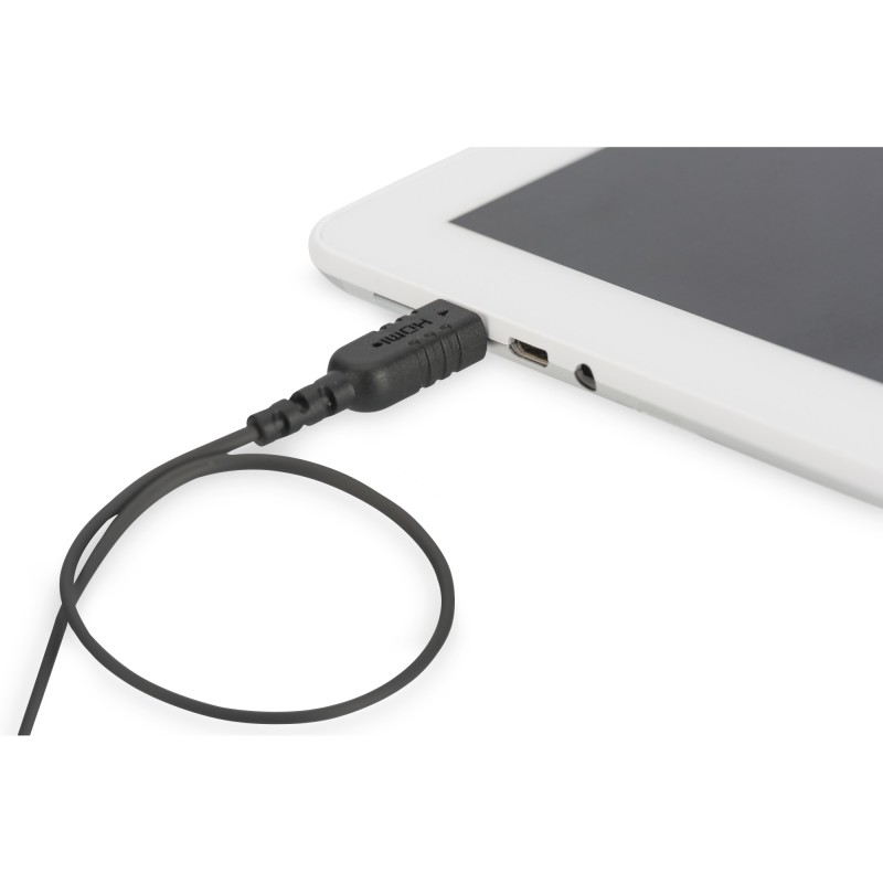 Buy DIGITUS HDMI Cable C-A, HighFlex St St 2.0m - Black in Cyprus, Nicosia, Limassol, Larnaka, Pafos