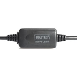 Buy DIGITUS USB 2.0 Active Extension Cable - USB-A to USB-A - 10 m - Black in Cyprus, Nicosia, Limassol, Larnaka, Pafos