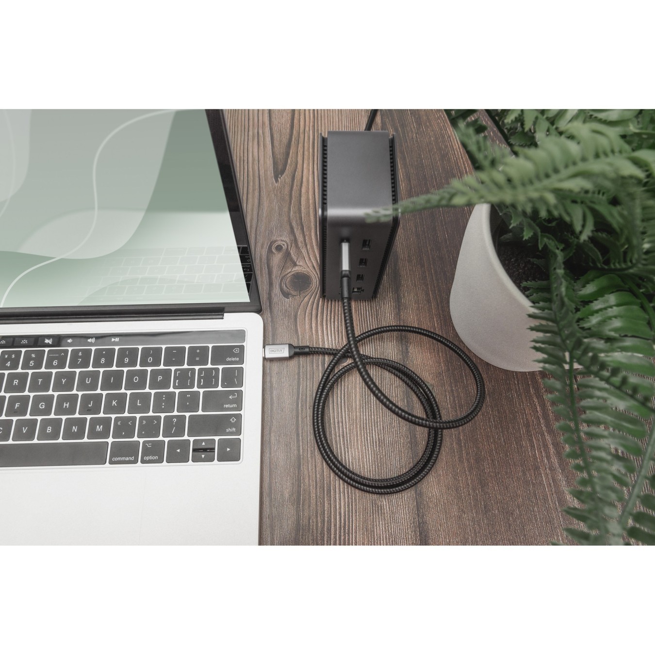 DIGITUS USB4 USB-C to USB-C Cable - Black - 3 m - USB4 Gen 2x2 - 20 Gbit/s — Buy in Cyprus with Fast Delivery