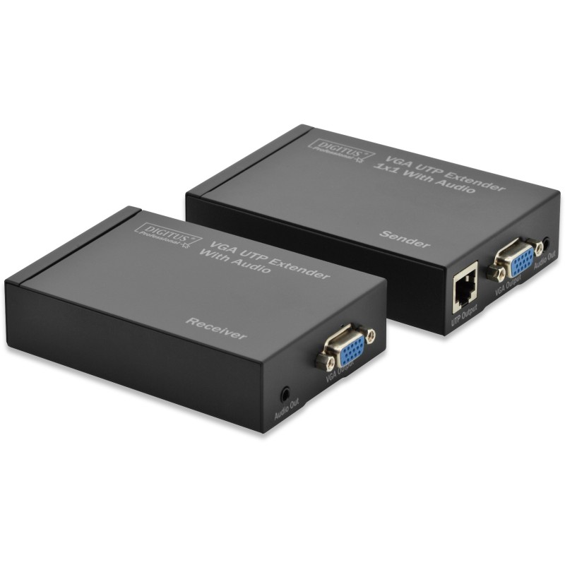 Buy DIGITUS VGA Extender UTP Set - VGA over Cat5 - Up to 300 m in Cyprus, Nicosia, Limassol, Larnaka, Pafos