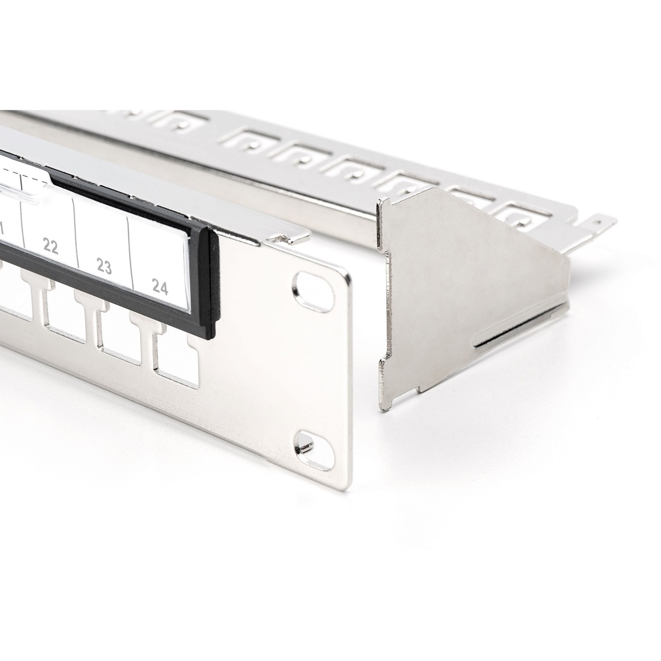 DIGITUS Patch Panel Shielded 24-Port 19\" Blank - 1U Rack Mount — Buy in Cyprus with Fast Delivery