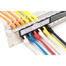 DIGITUS Patch Panel Shielded 24-Port 19\" Blank - 1U Rack Mount — Buy in Cyprus with Fast Delivery