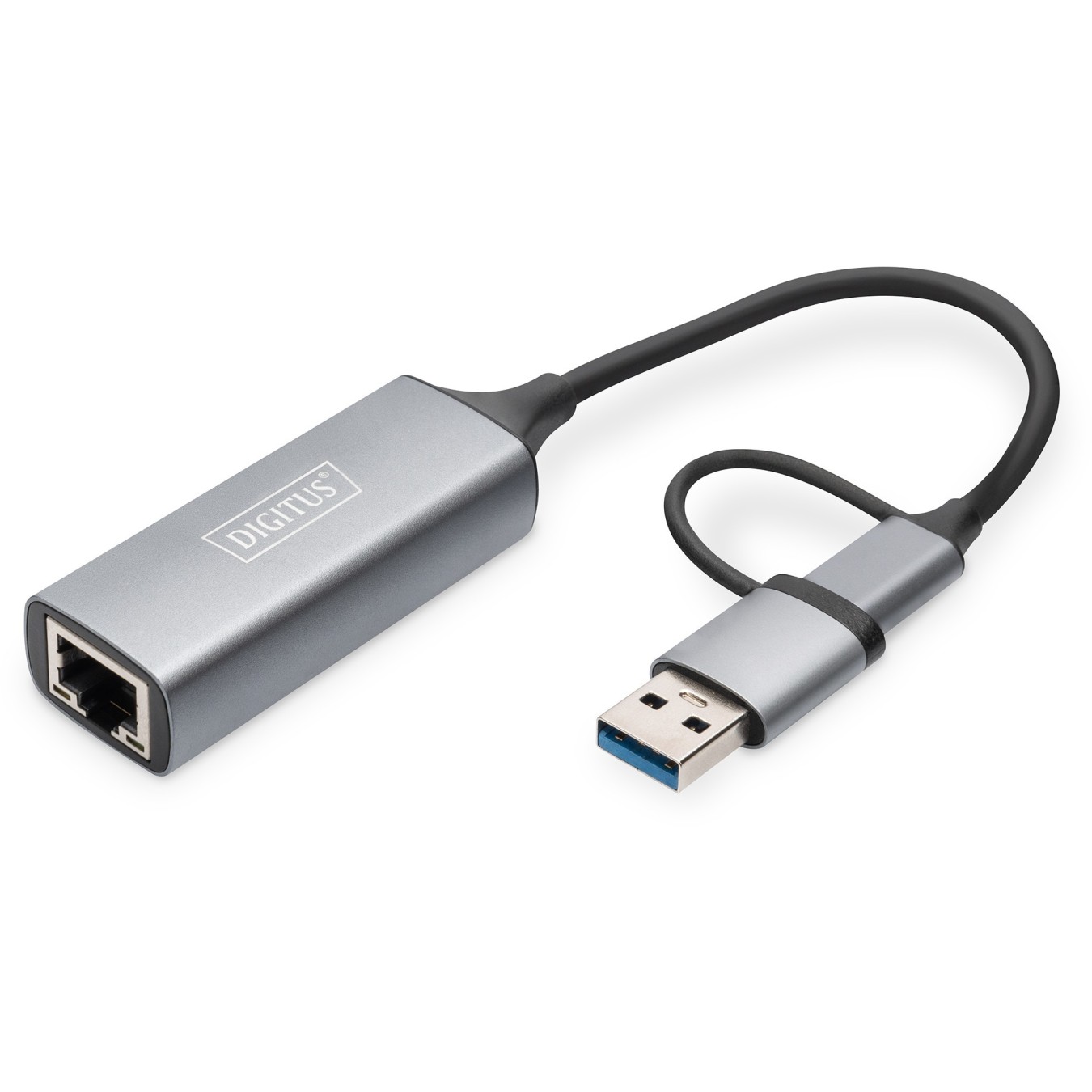 USB-C to 2.5G Ethernet Adapter - DIGITUS - USB-C Gen 3.1, compact dongle — Buy in Cyprus with Fast Delivery