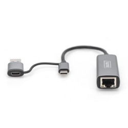 Buy USB-C to 2.5G Ethernet Adapter - DIGITUS - USB-C Gen 3.1, compact dongle in Cyprus, Nicosia, Limassol, Larnaka, Pafos