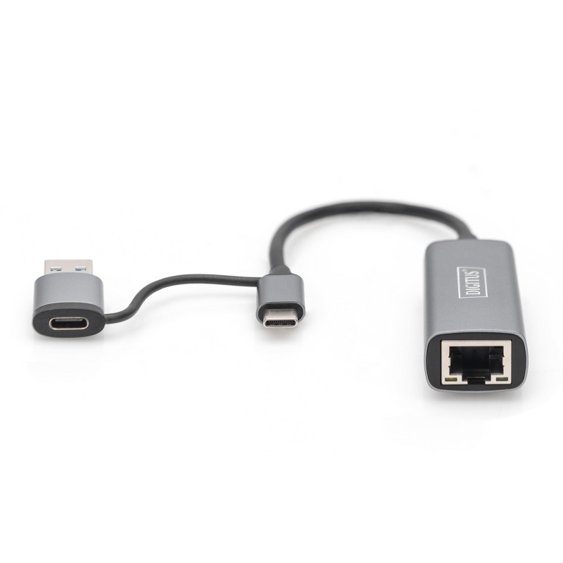 Buy USB-C to 2.5G Ethernet Adapter - DIGITUS - USB-C Gen 3.1, compact dongle in Cyprus, Nicosia, Limassol, Larnaka, Pafos