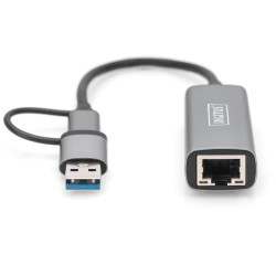 Buy USB-C to 2.5G Ethernet Adapter - DIGITUS - USB-C Gen 3.1, compact dongle in Cyprus, Nicosia, Limassol, Larnaka, Pafos