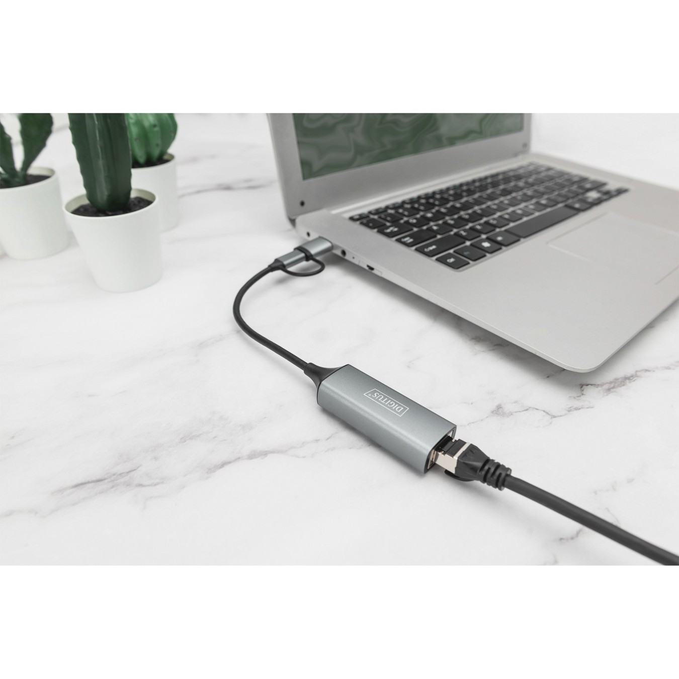 USB-C to 2.5G Ethernet Adapter - DIGITUS - USB-C Gen 3.1, compact dongle — Buy in Cyprus with Fast Delivery