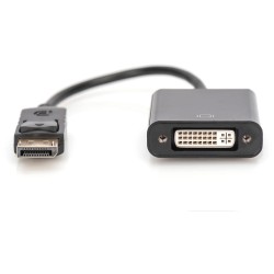 Buy DIGITUS DisplayPort Adapter - DPort - DisplayPort to DVI-I Adapter, Black, 0... in Cyprus, Nicosia, Limassol, Larnaka, Pafos