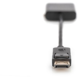Buy DIGITUS DisplayPort Adapter - DPort - DisplayPort to DVI-I Adapter, Black, 0... in Cyprus, Nicosia, Limassol, Larnaka, Pafos