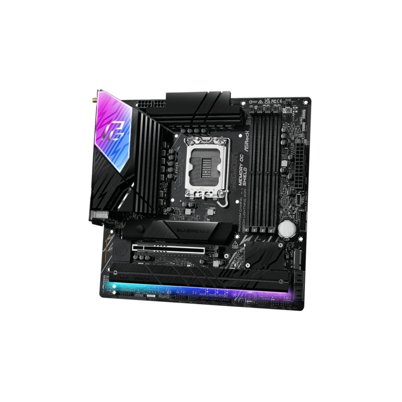 ASRock B860M Lightning WiFi - B860M - DDR5 Micro-ATX Motherboard, LGA1700, WiFi — Buy in Cyprus with Fast Delivery