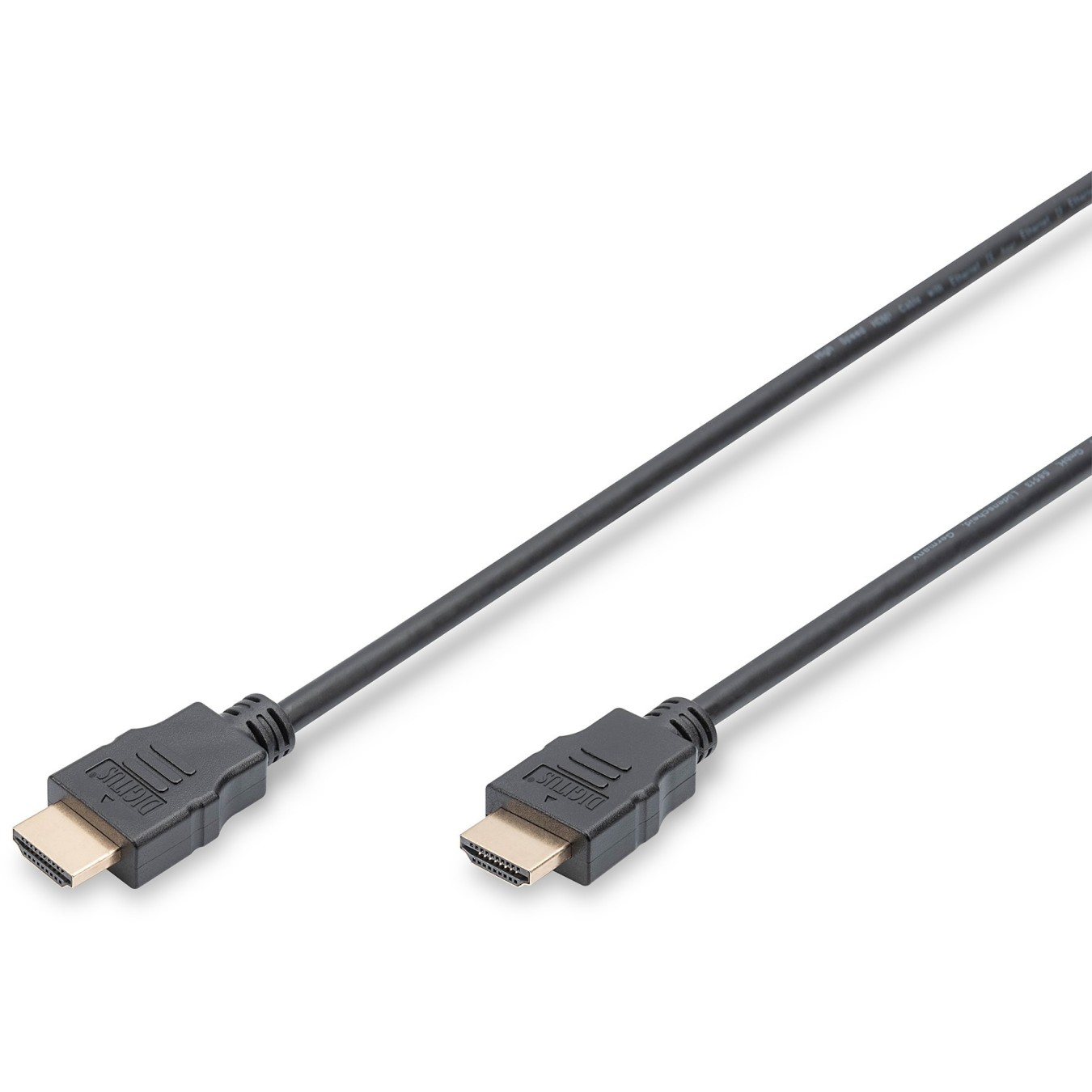 DIGITUS HDMI High Speed with Ethernet Cable - Black, 3 m — Buy in Cyprus with Fast Delivery