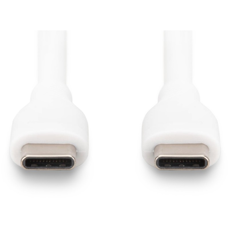 Buy DIGITUS USB 2.0 Type-C to Type-C Cable - Silicone jacket, White, 0.5 m in Cyprus, Nicosia, Limassol, Larnaka, Pafos