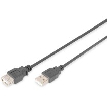DIGITUS USB 2.0 A-A Extension Cable - (5.0 m, Black) — Buy in Cyprus with Fast Delivery