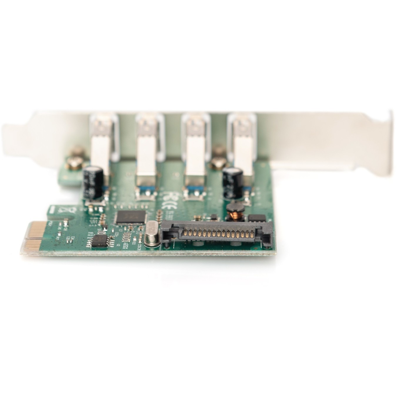 Digitus 4-Port USB 3.0 PCIe Add-on Card - VL805, PCIe 2.0, USB 3.2 Gen 1 — Buy in Cyprus with Fast Delivery