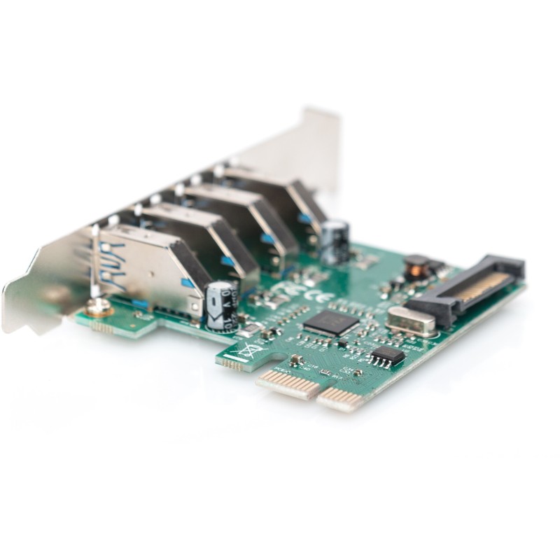 Buy Digitus 4-Port USB 3.0 PCIe Add-on Card - VL805, PCIe 2.0, USB 3.2 Gen 1 in Cyprus, Nicosia, Limassol, Larnaka, Pafos