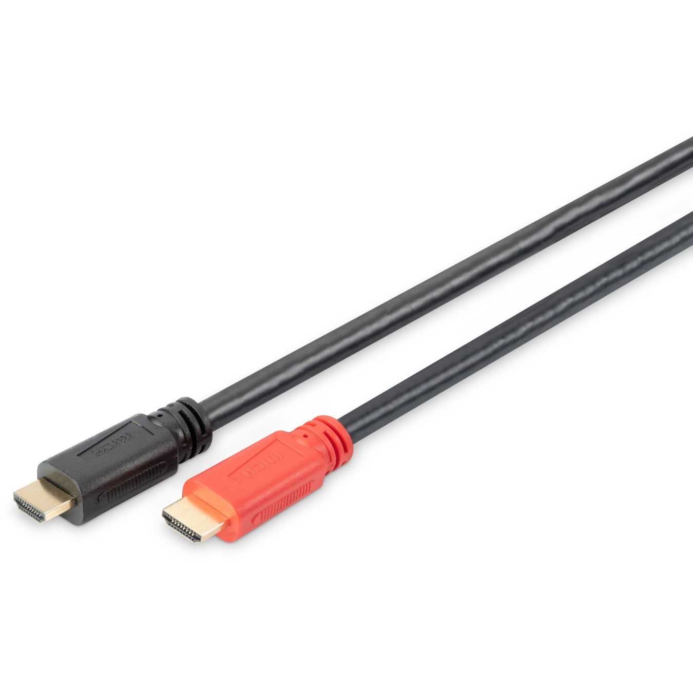 DIGITUS HDMI Cable with Ethernet Amplifier - HDMI Type A, High Speed, 10 m, Black — Buy in Cyprus with Fast Delivery
