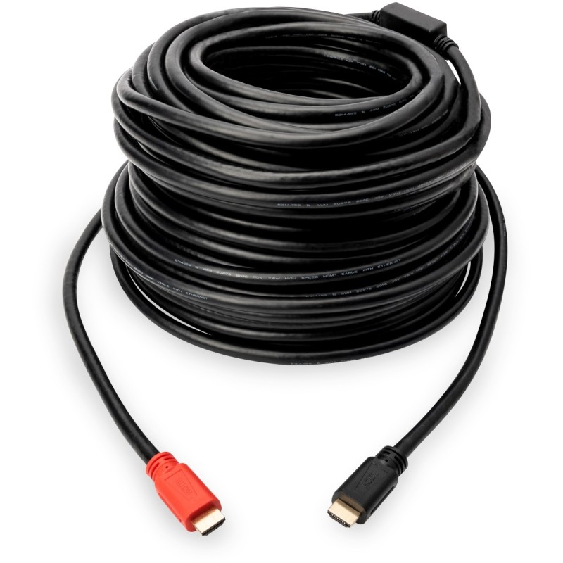 Buy DIGITUS HDMI Cable with Ethernet and Booster - 10 m - Black in Cyprus, Nicosia, Limassol, Larnaka, Pafos