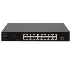 Buy DIGITUS Switch 16-Port 10/100/1000 PoE - Black - Unmanaged, 1 SFP/Combo upli... in Cyprus, Nicosia, Limassol, Larnaka, Pafos