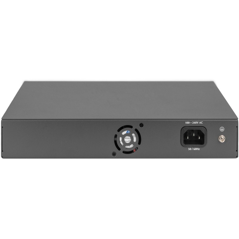 Buy DIGITUS Switch 16-Port 10/100/1000 PoE - Black - Unmanaged, 1 SFP/Combo upli... in Cyprus, Nicosia, Limassol, Larnaka, Pafos