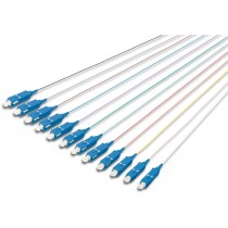 DIGITUS OS2 SC Simplex Pigtails - Multicolor, 2 m, 9 µm core, 125 µm cladding, Single-mode